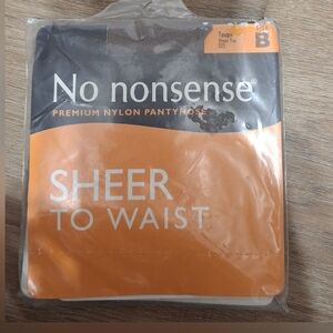 No Nonsense Taupe Sheer To Waist Size B Pantyhose.A&C